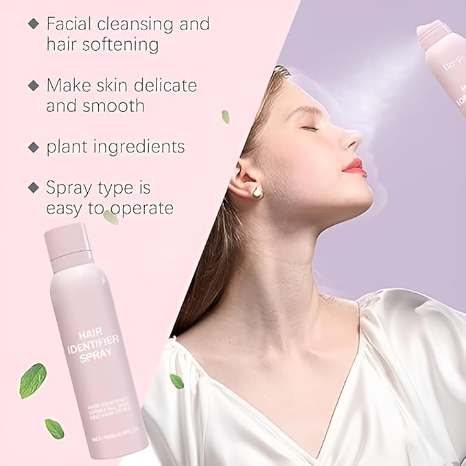 FlawlessGlow™ Dermaplaning Kit with Hair Identifier Spray & 3 Face Razors - For Peach Fuzz & Smooth Skin