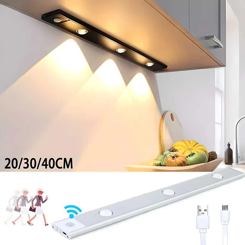 Motion Sensor Cabinet Light – Smart Rechargeable LED for Home & Kitchen